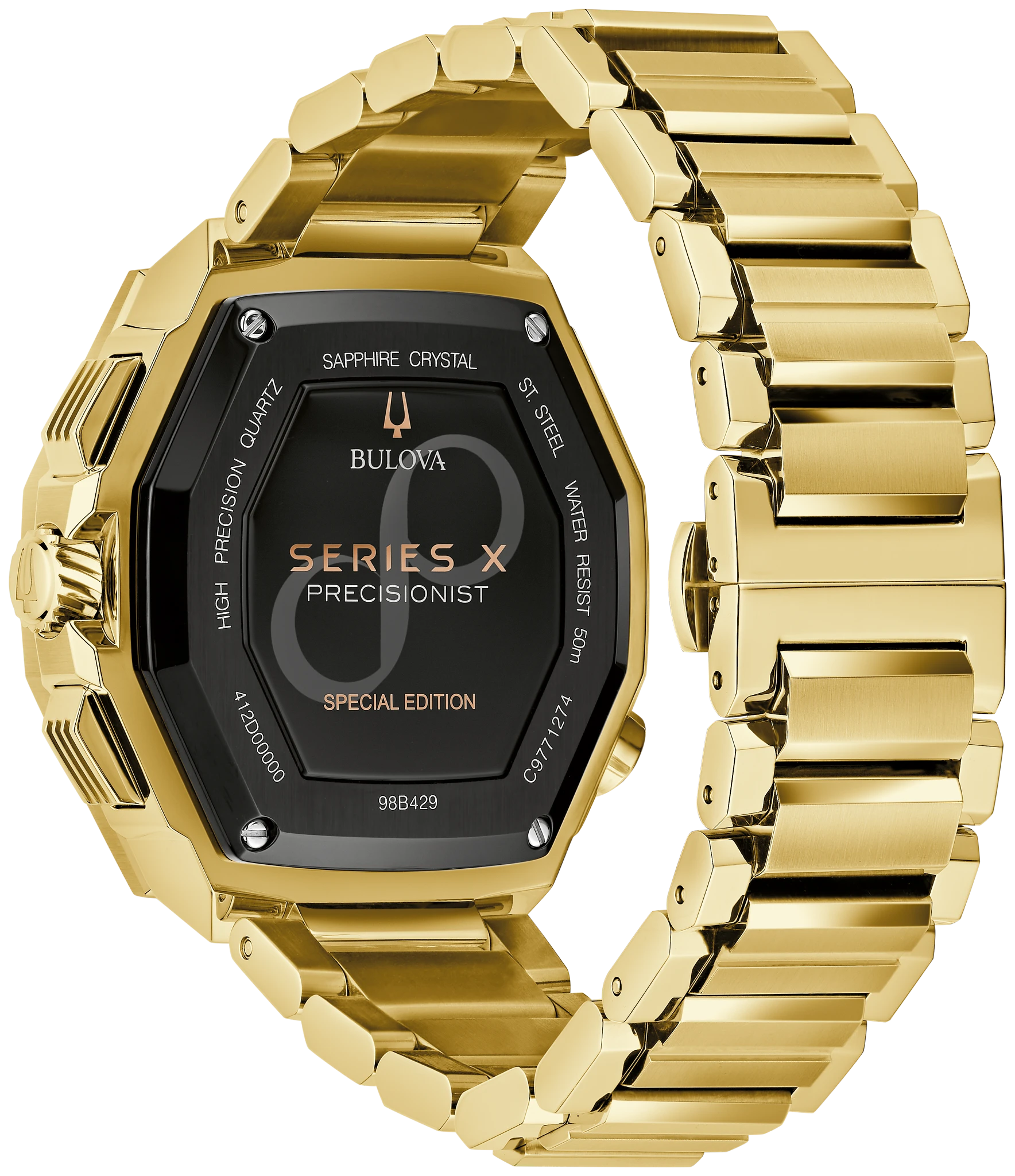 Black Dial Stainless Steel Bracelet Series X SE 98B429 | Bulova